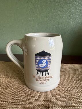 Brooklyn Brewery Beer Stein Williamsburg NY Oktoberfest Made in Germany 0.5 L